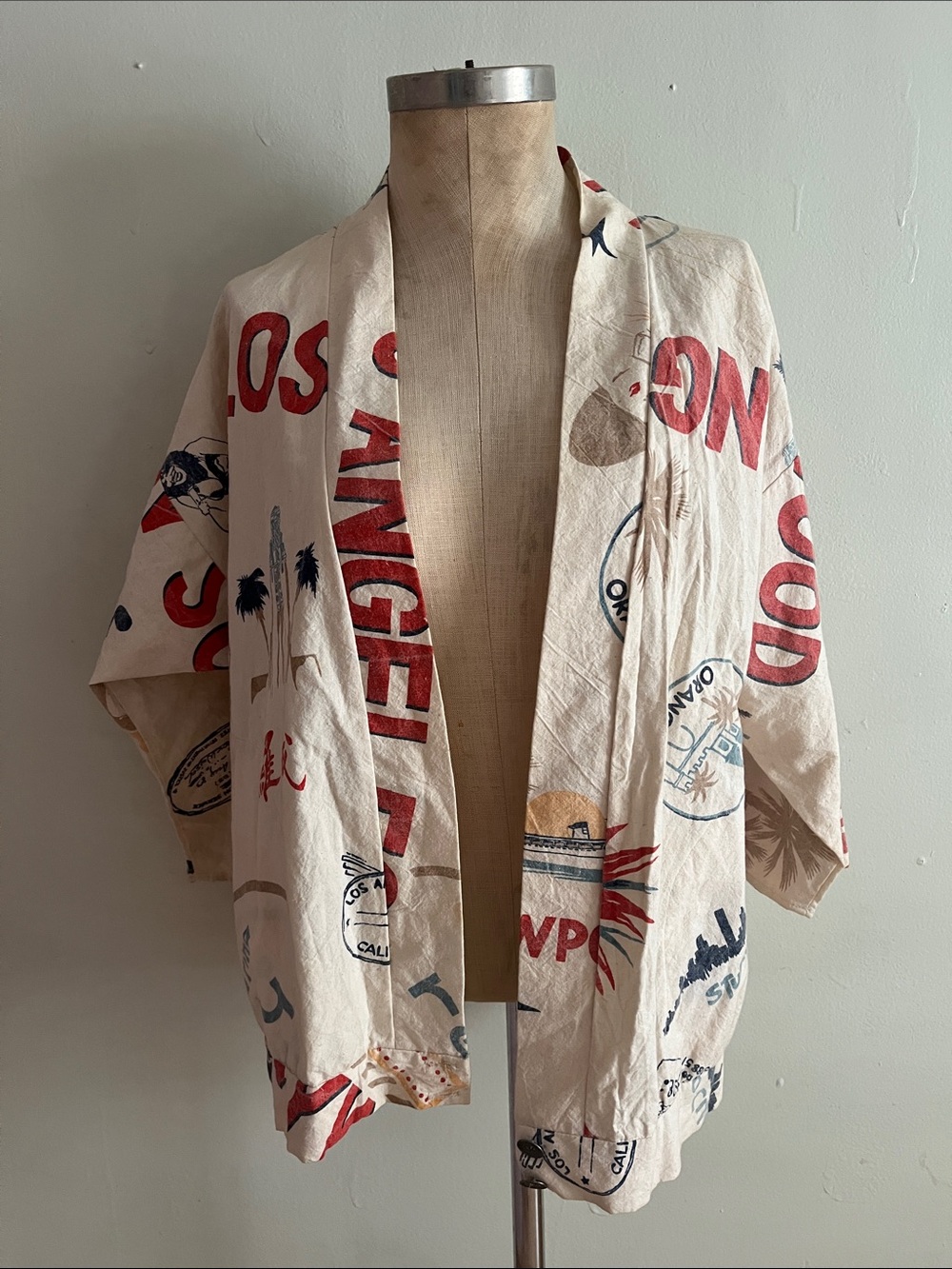 RARE FEED SACK JACKET BY SUGAR SHACK

please see measurements in photos